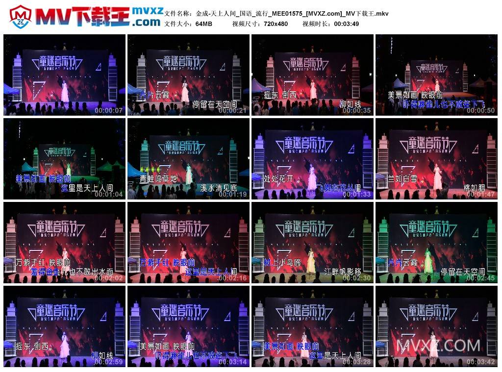 金成-天上人间_国语_流行_MEE01575